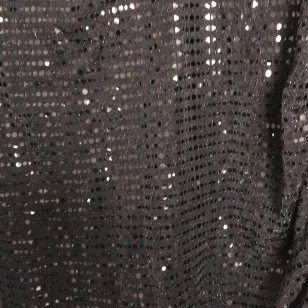 Brand new Black sequined, knee length dress. - Picture 2 of 3